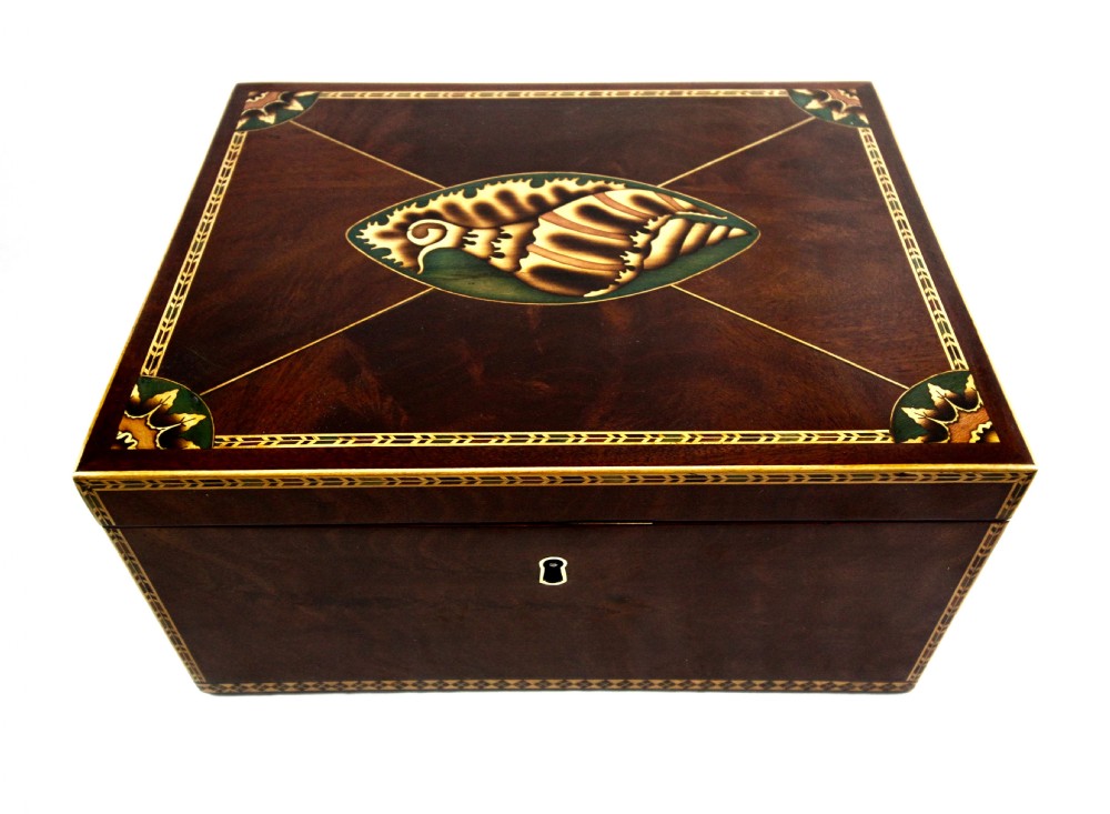Sheraton Shell Table Box c.1790