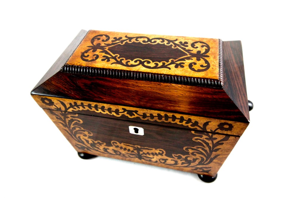 Rosewood Tea Caddy c.1830