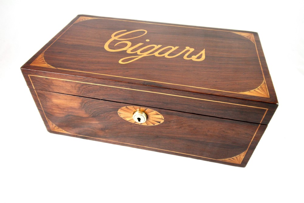 Rosewood Cigar Box c.1910