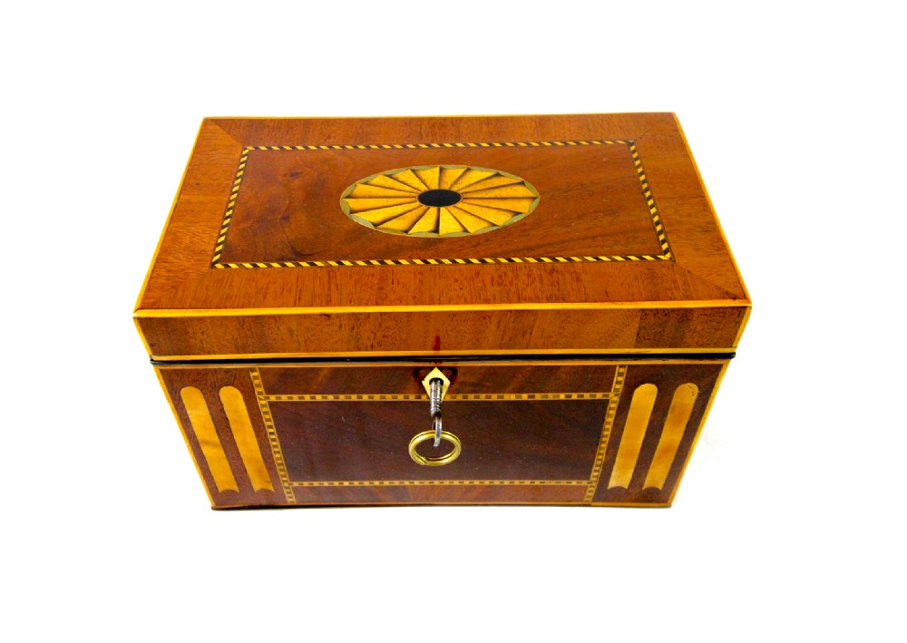 Mahogany Tea Caddy c.1790