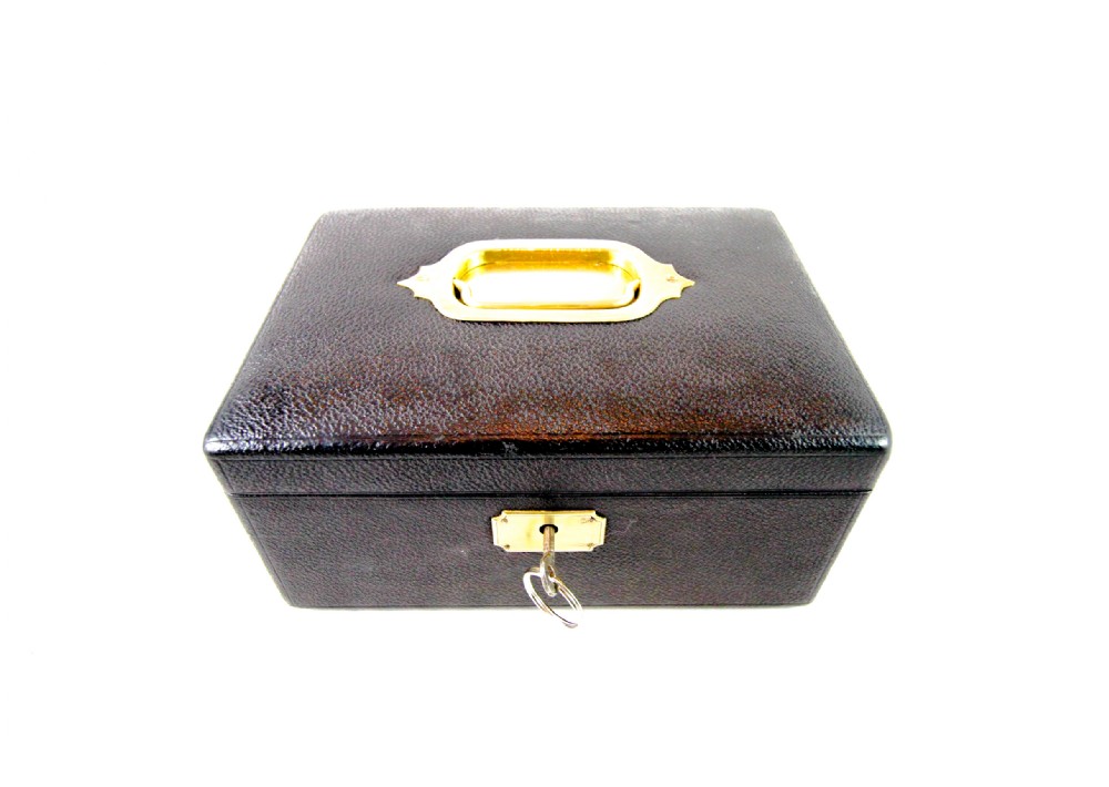 Leather Jewellery Box c.1910