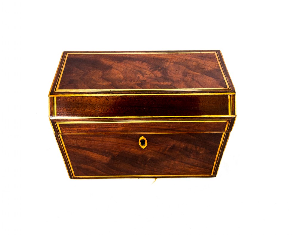 Mahogany Tea Caddy c.1790