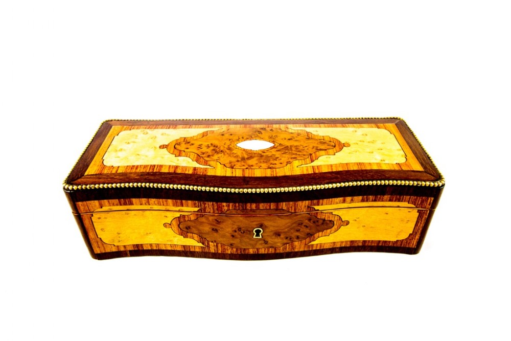 Birds Eye Maple Glove Box c.1880
