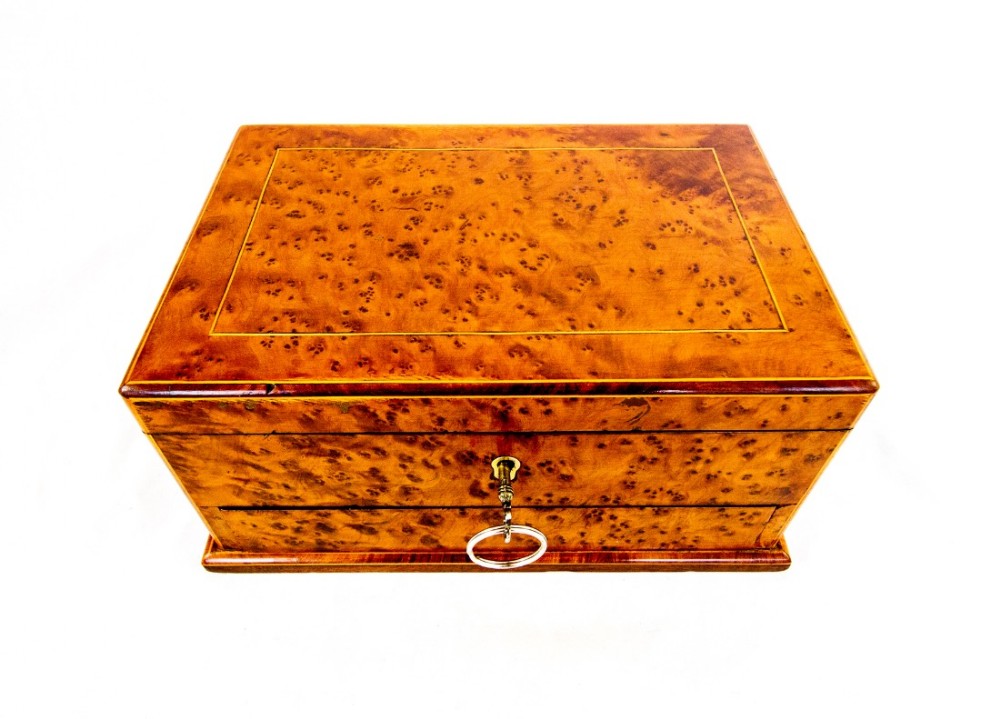 Amboyna Table Box c.1920