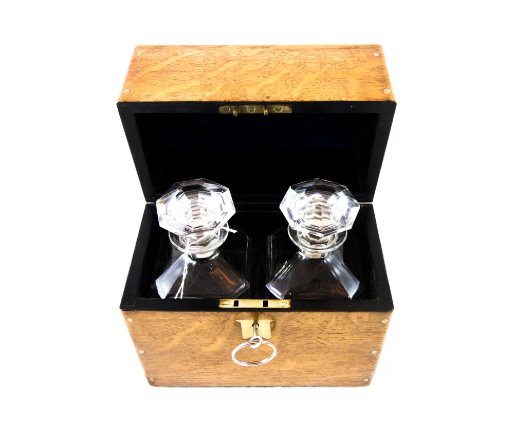 Oak Decanter Box c.1890