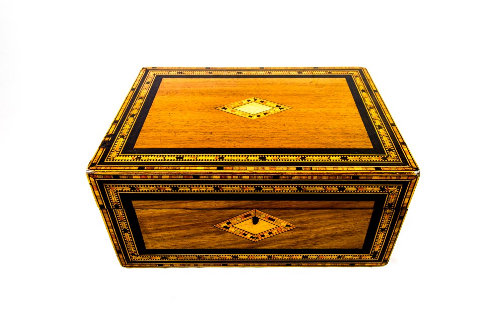 Walnut Table Box c.1880