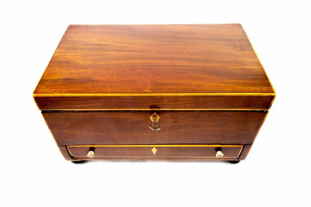 Georgian Mahogany Table Box c.1810