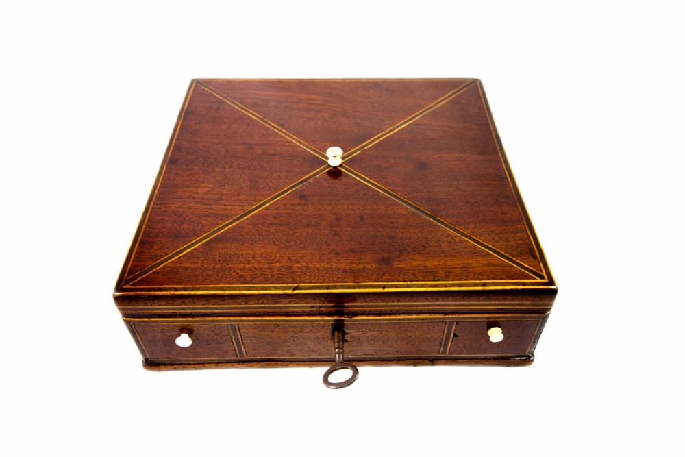Mahogany Georgian Table Box c.1800