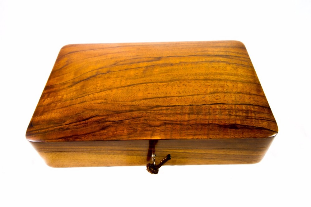 Walnut Jewellery Box c.1900