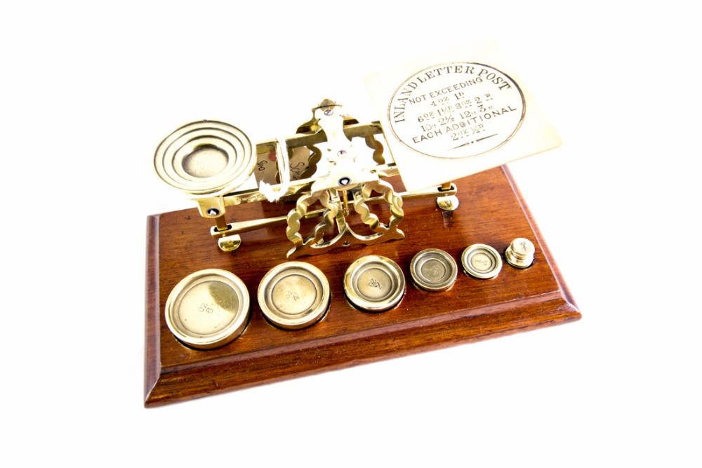 Brass S.Mordon London Scales c.1900