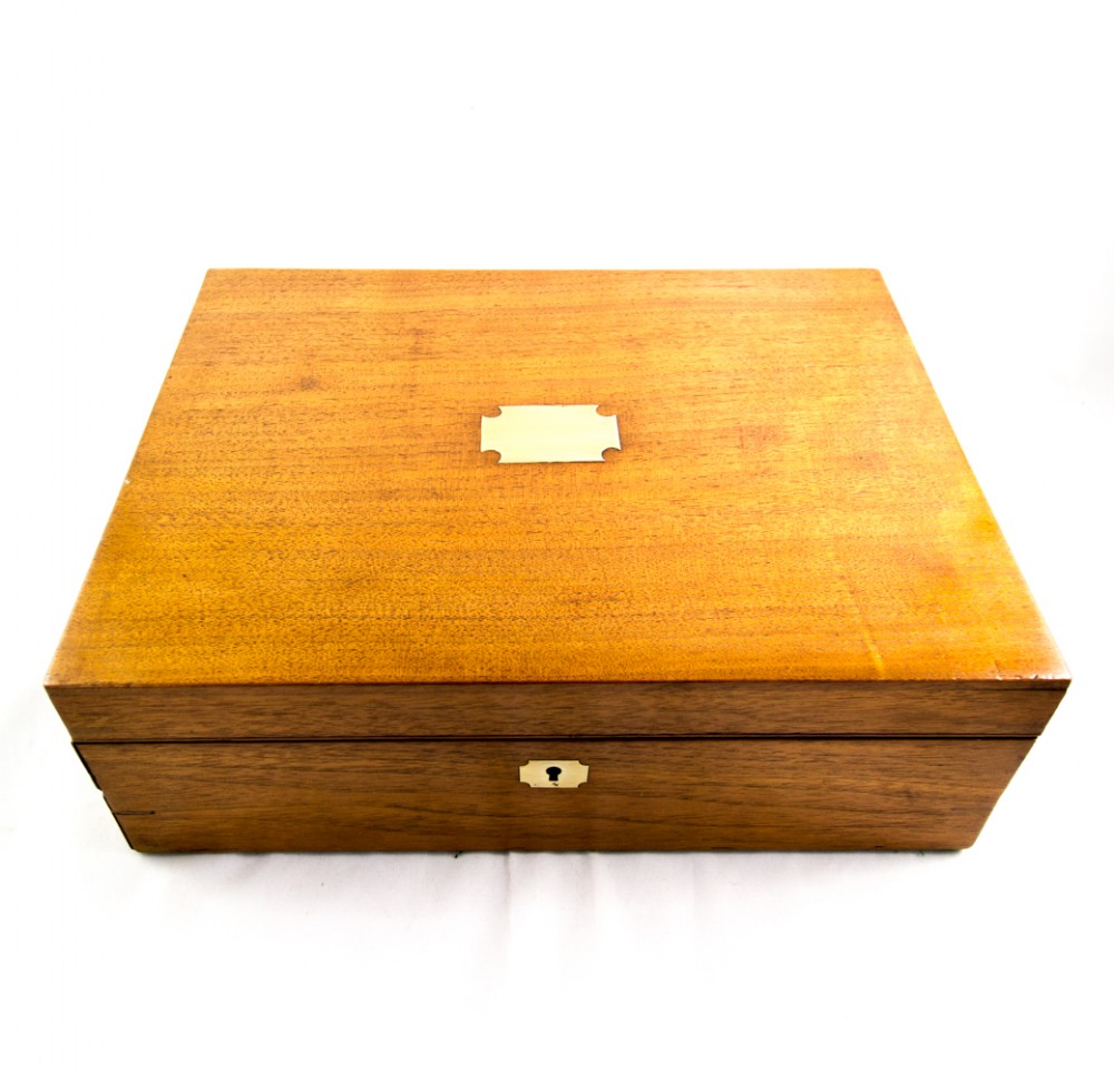 Jewellery Mahogany Box c.1850