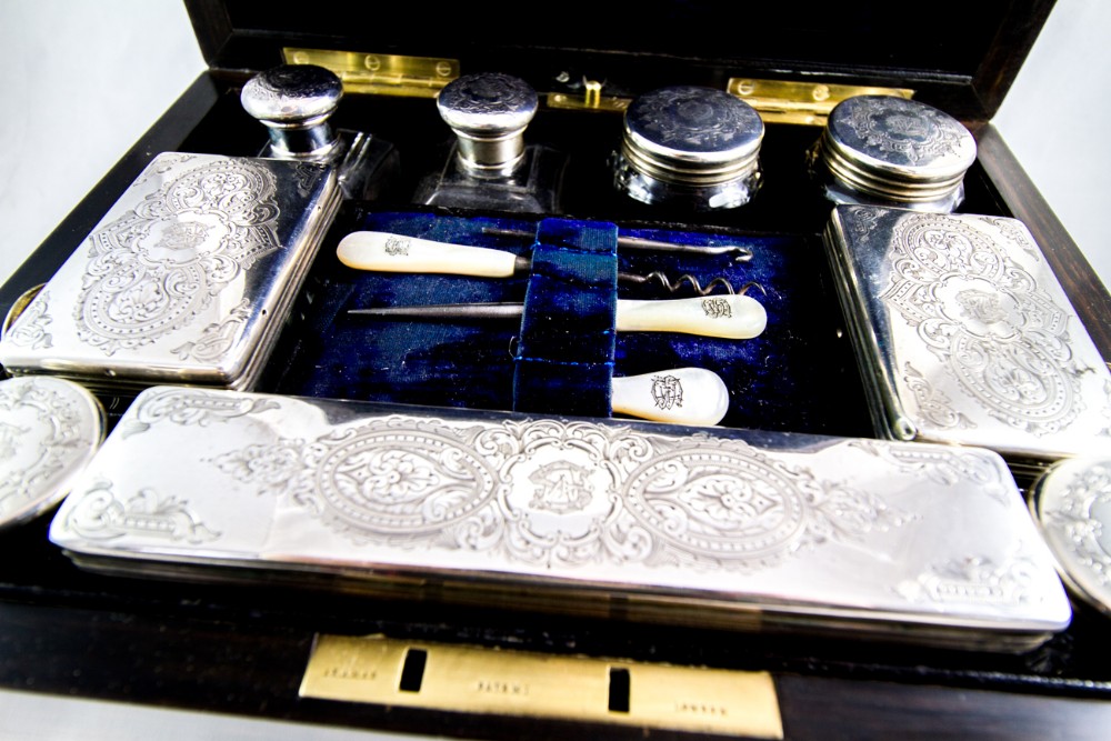 Chapman & son's Silver Vanity Box c.1878