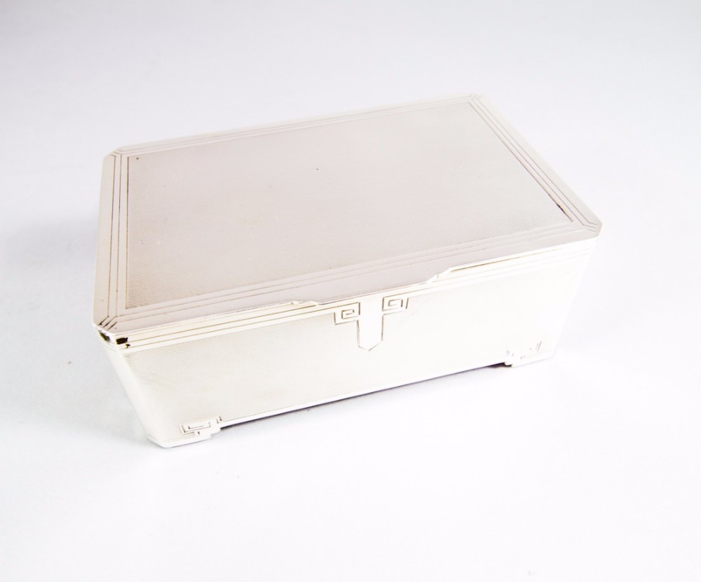 Silver Trinket Box c.1930