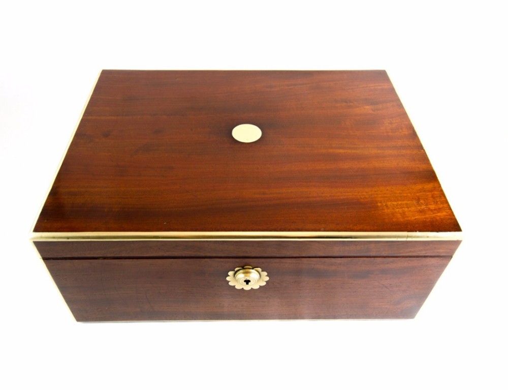 Flamed Mahogany Gent's Box c.1810