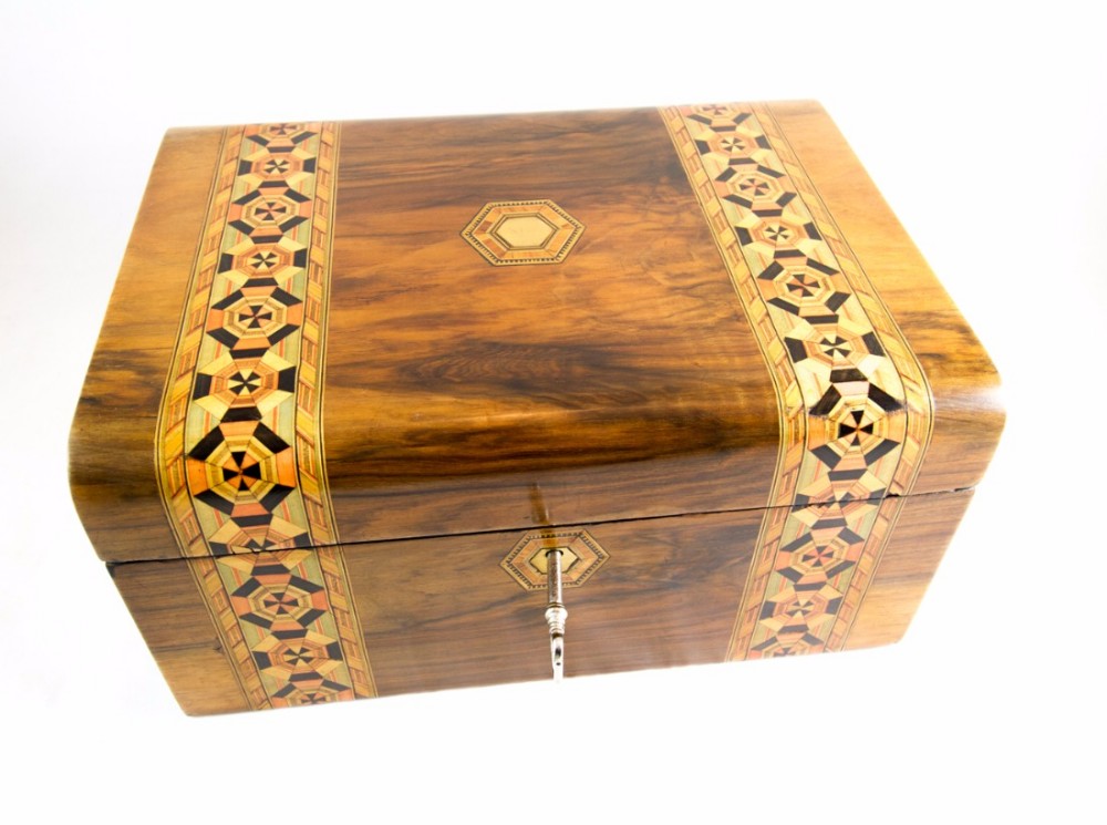 Walnut Tunbridge Box c.1890