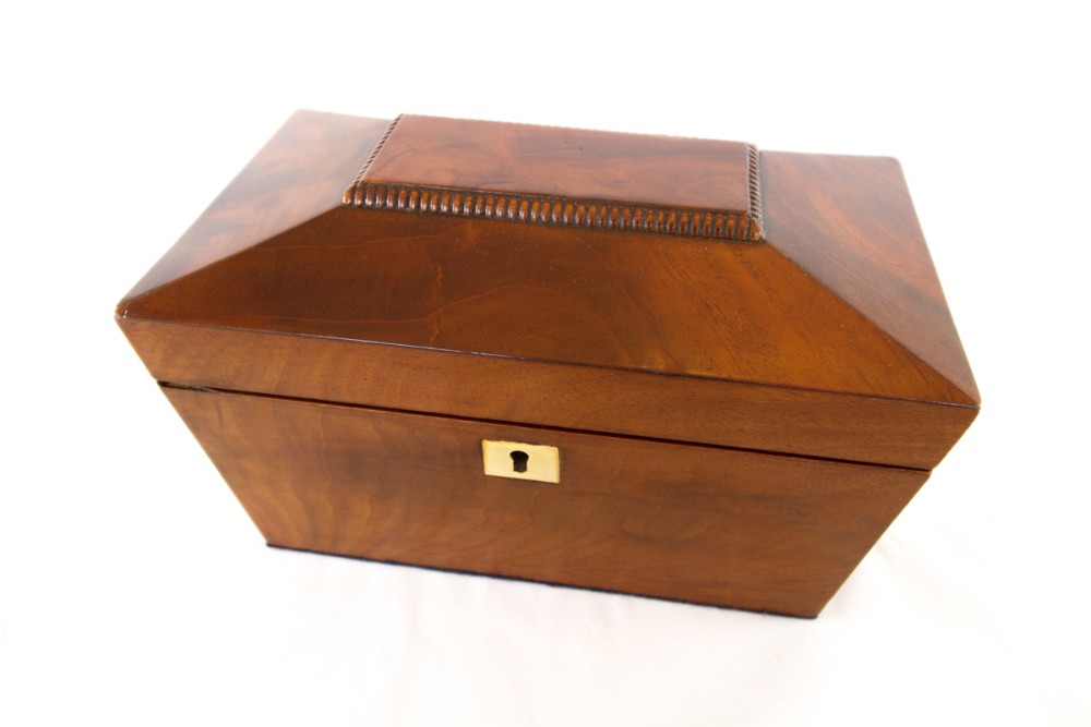 Mahogany Tea Caddy c.1830