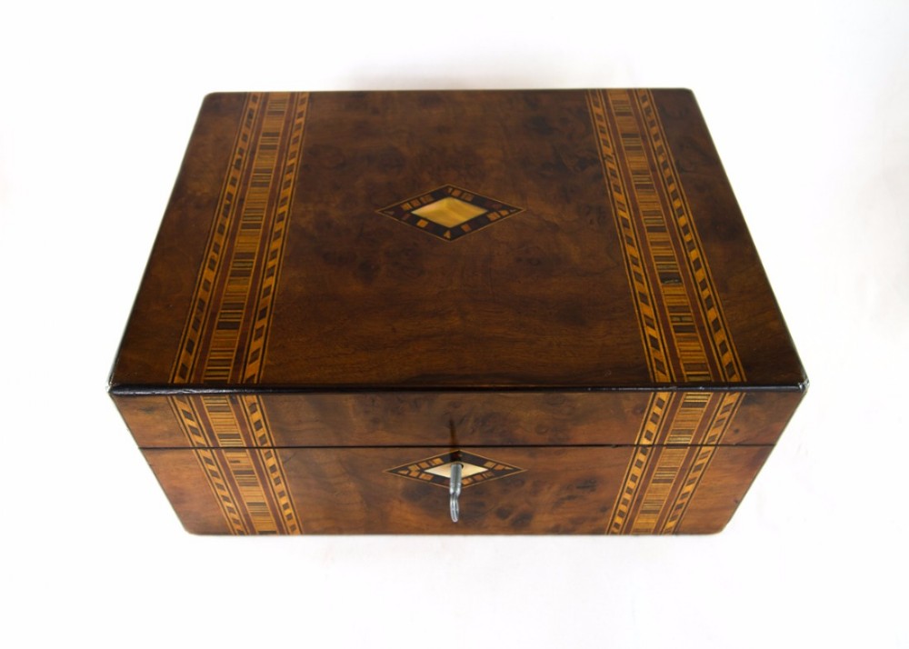 Tunbridge ware Table box c.1870