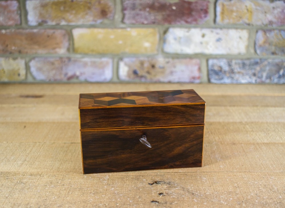 Tunbridge ware perfume box c.1860