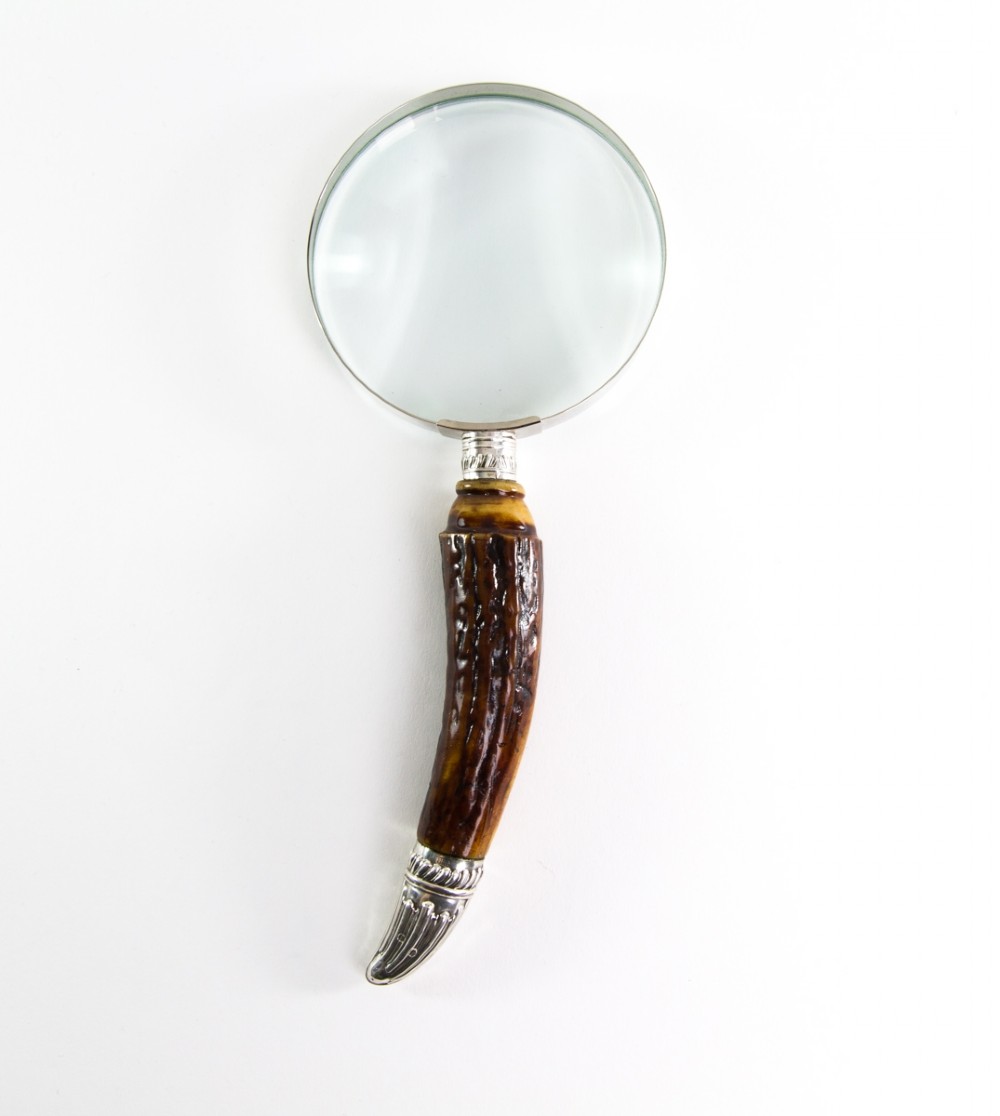Stag Horn Magnifying Glass 10 cm