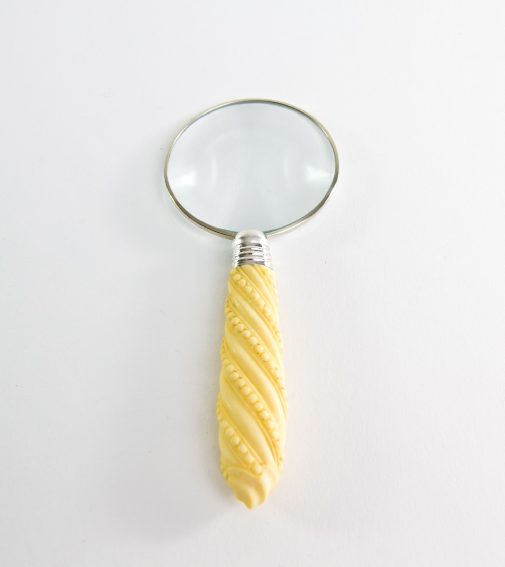 Ivory Mini Magnifying Glass 4.5 cm c.1890