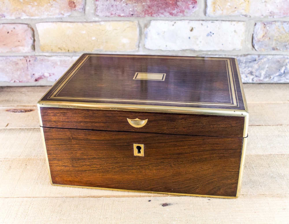 Rosewood Table box c.1850