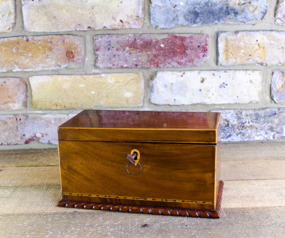 Mahogany Tea Caddy c.1830