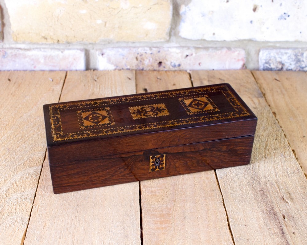 Rare Tunbridge Ware Collectors Box c.1850
