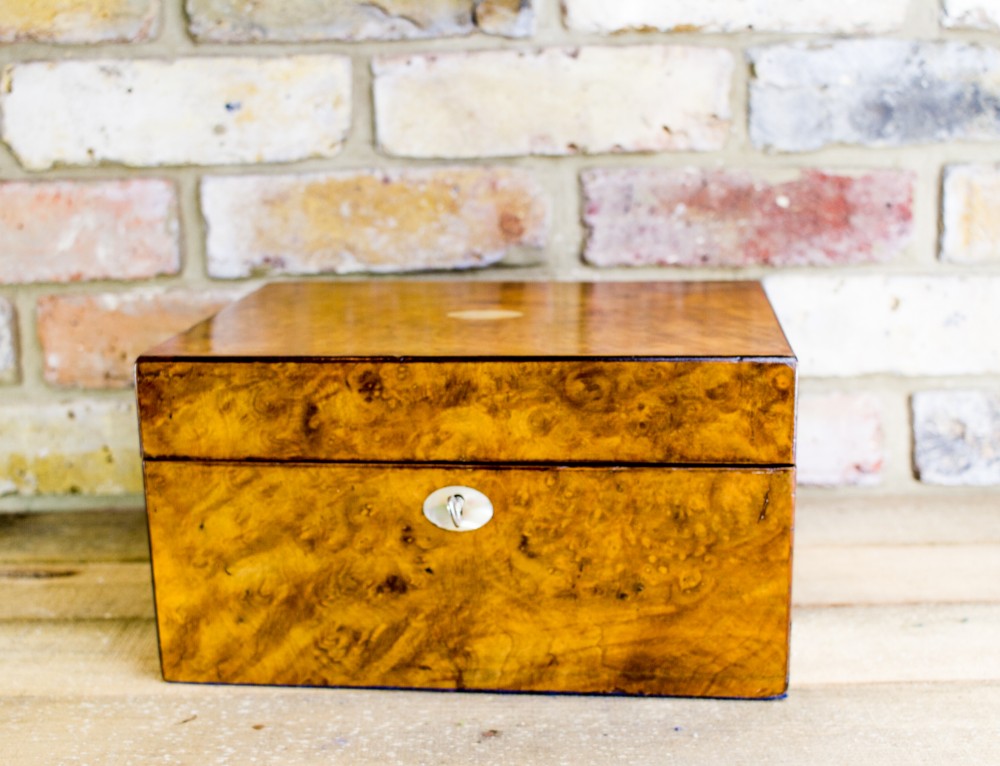 Walnut Vanity Box c.1860