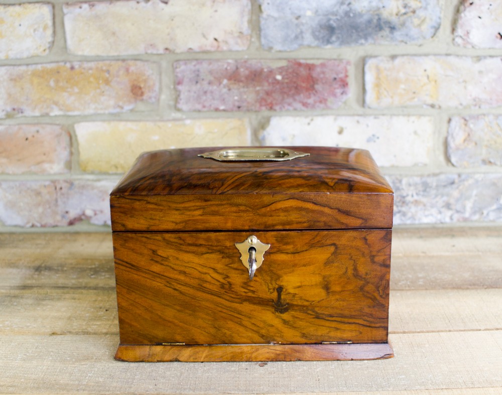 Figured Walnut Jewellery Box c.1890