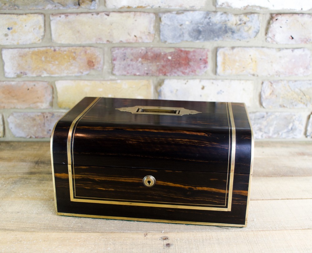 Coromandel Brass Bound Desk Box c.1850
