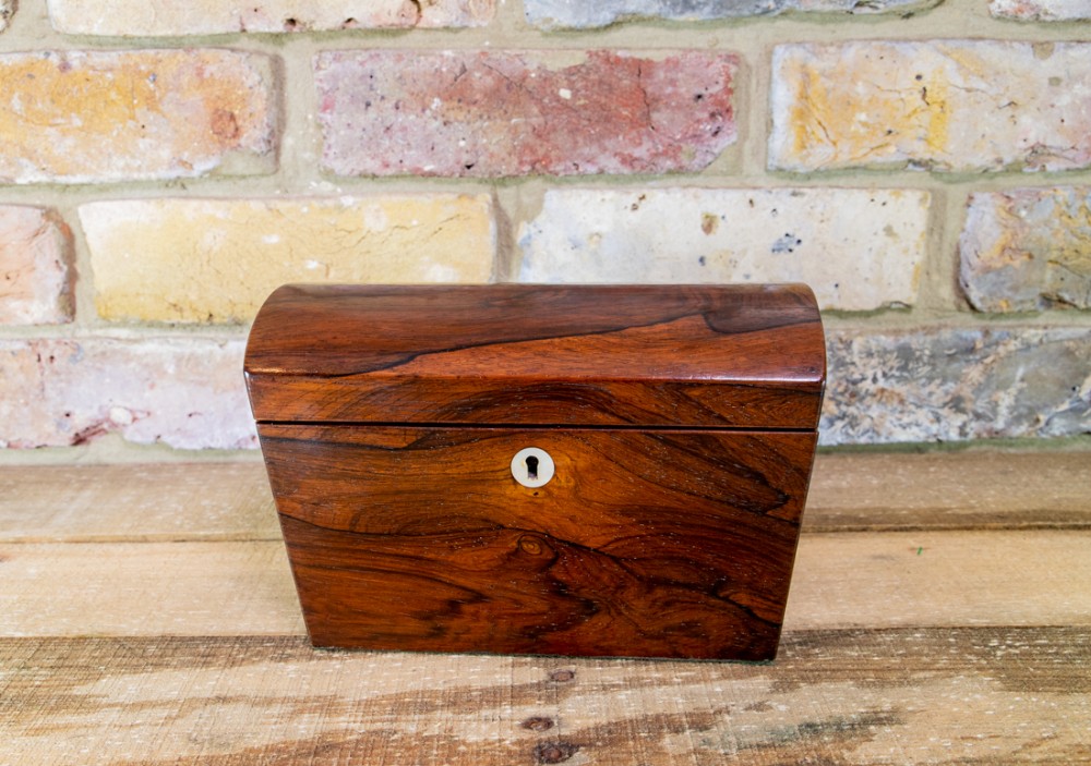 Rosewood Tea Caddy c.1840