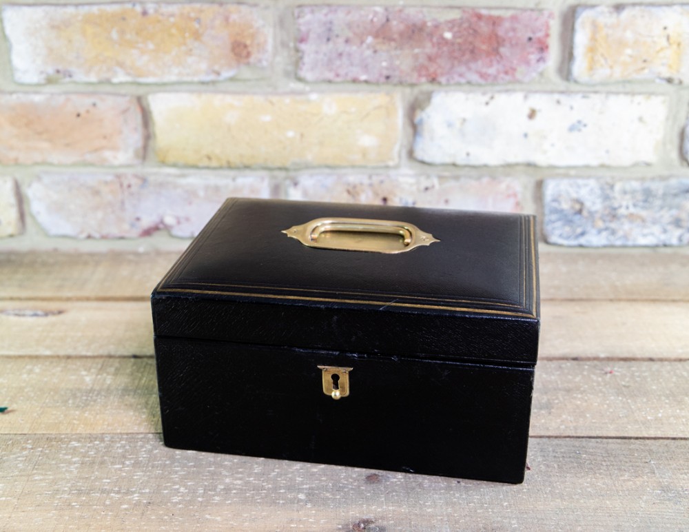 High Quality Leather Jewellery Box c.1910
