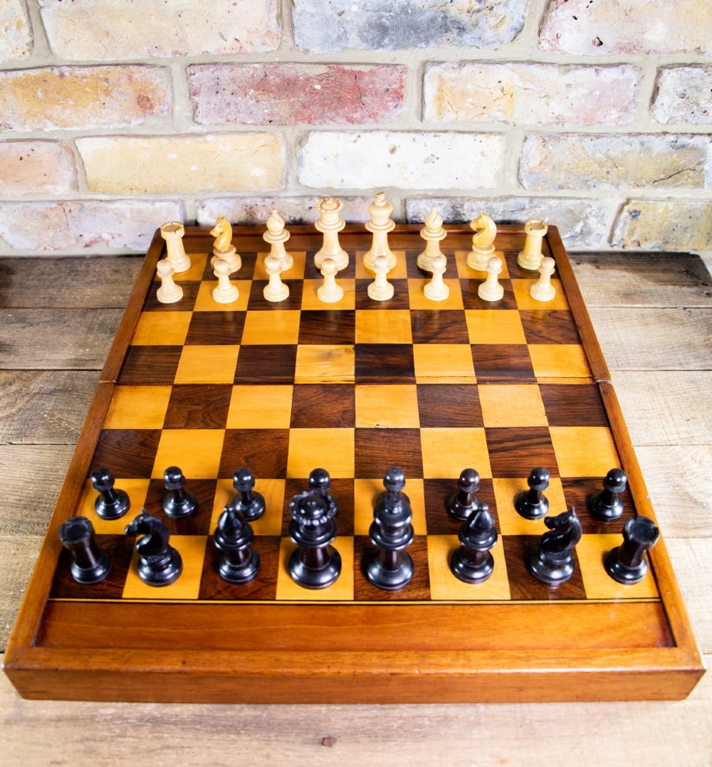 Full Victorian Games Box C.1880