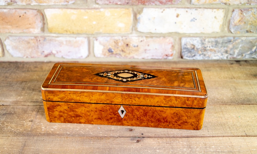 French Amboyna Ladies Box 1880