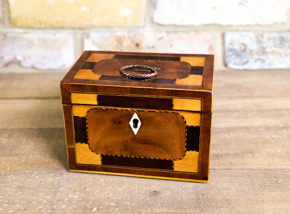 Stunning Inlaid Tea Caddy 1820-30