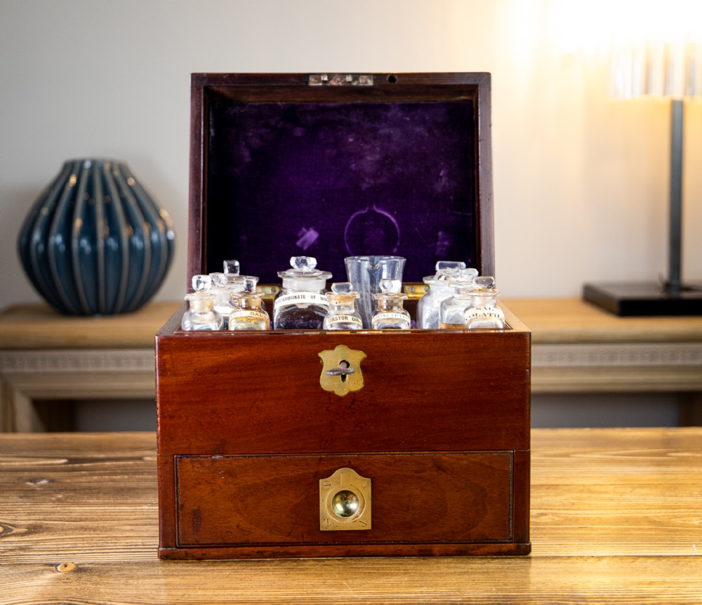 Georgian Mahogany Apothecary Box 1800