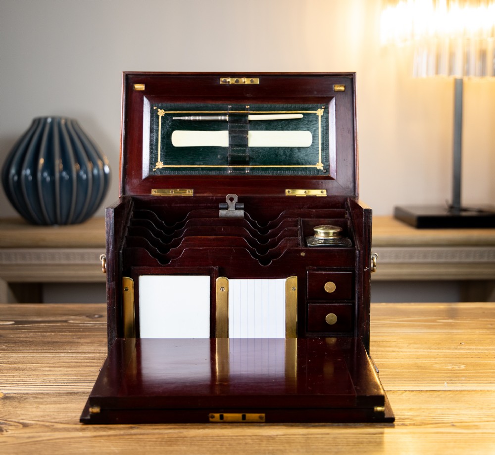 Edwardian Mahogany Stationery Cabinet 1910