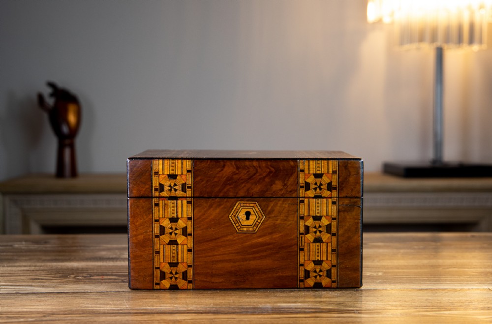 Tunbridge Ware Table Box 1880