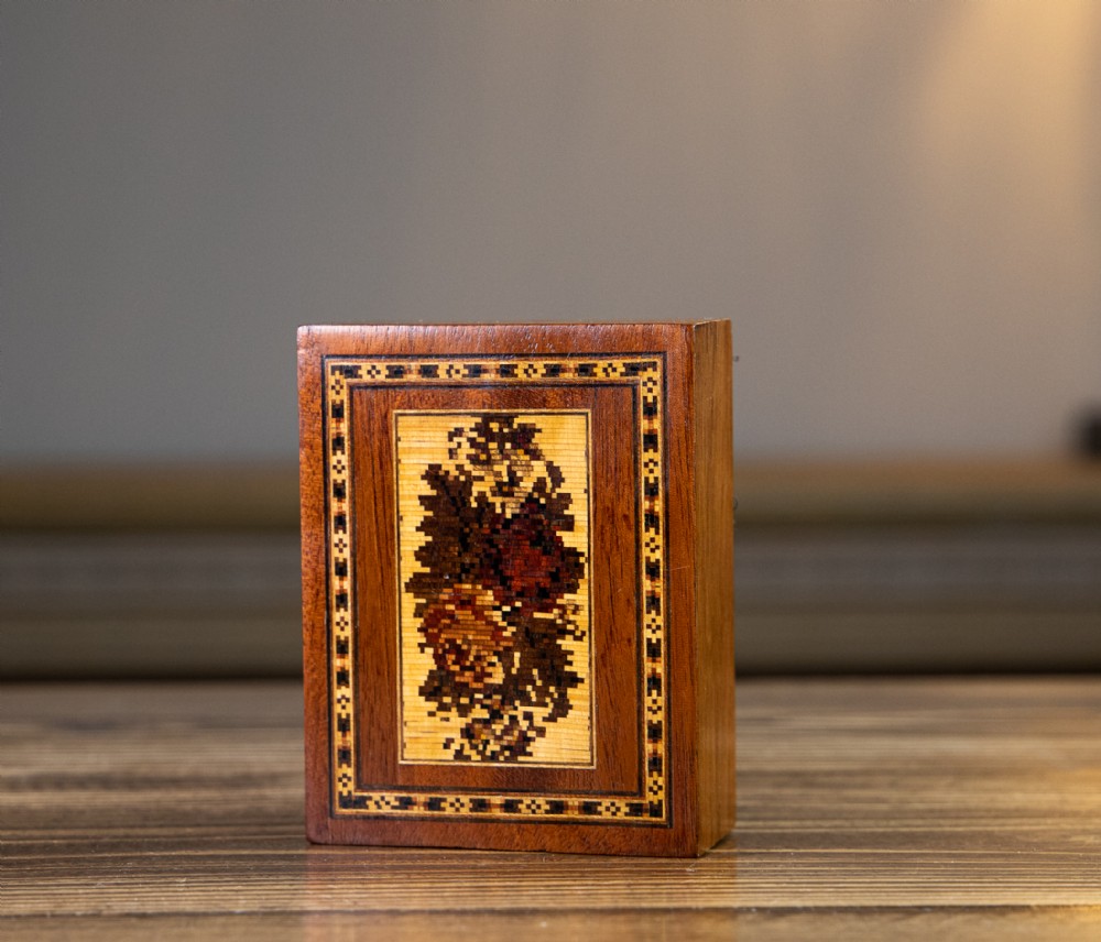 Tunbridge Ware Trinket Box 1900