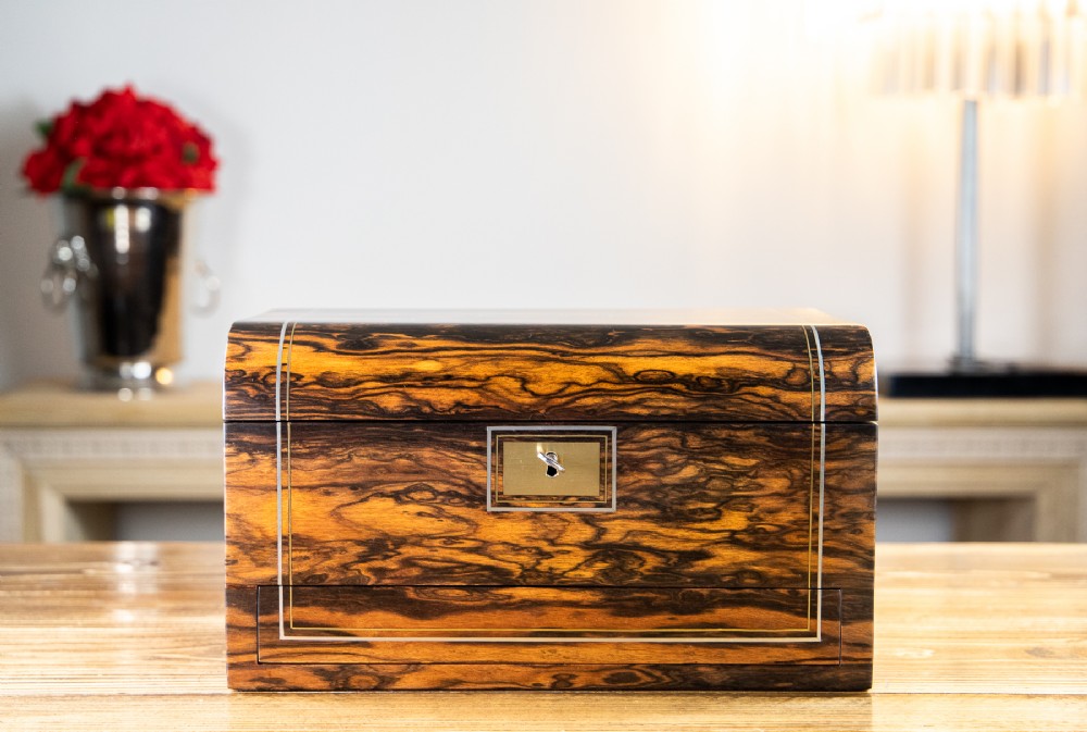 Stunning Coromandel Jewellery Box c.1850