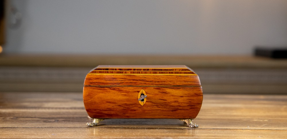 Decorative Kingwood Trinket Box 1870
