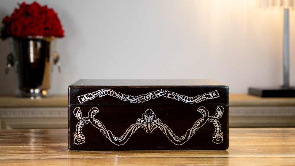 Decorative Coromandel Table Box 1850