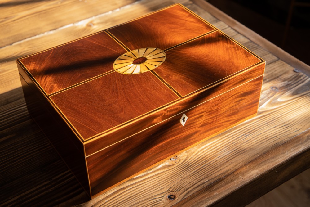 Stunning Large Georgian Jewellery Box