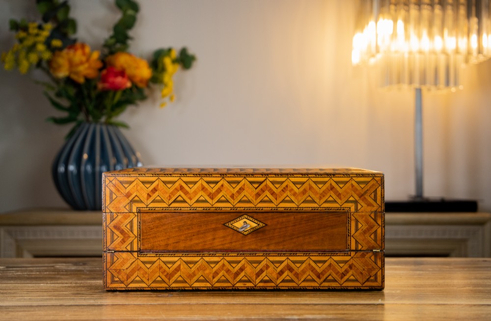 Writing Slope & Jewellery Box 1890
