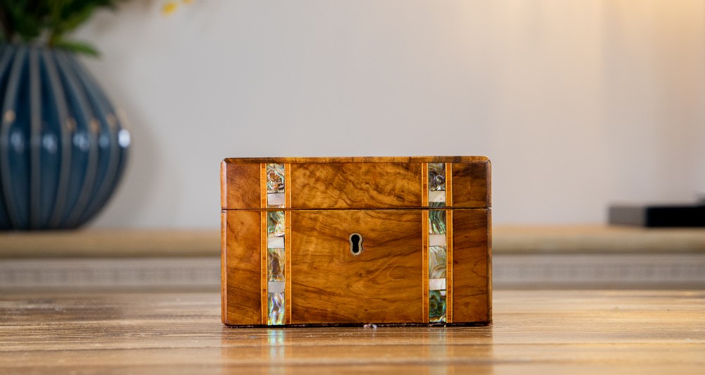 Olivewood Trinket Box 1890