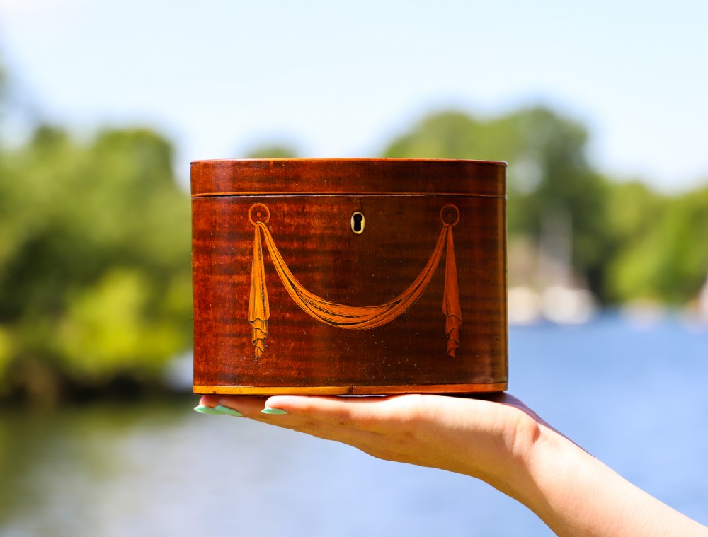 Harewood Oval Tea Caddy 1790