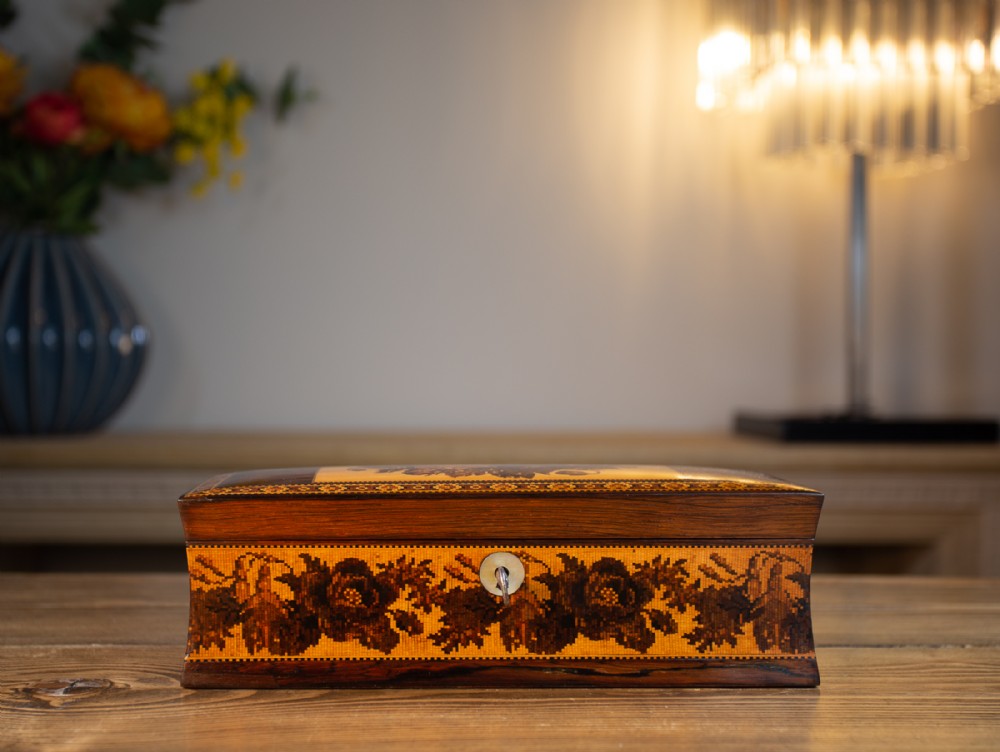 Tunbridge Ware Table Box 1880