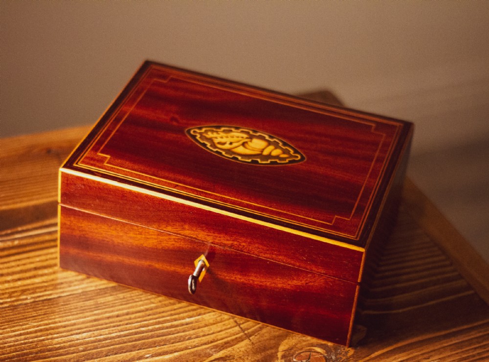 Mahogany Jewellery Box 1800