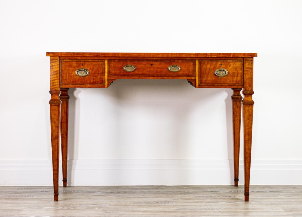 Late 19th Century Satinwood Writing Desk