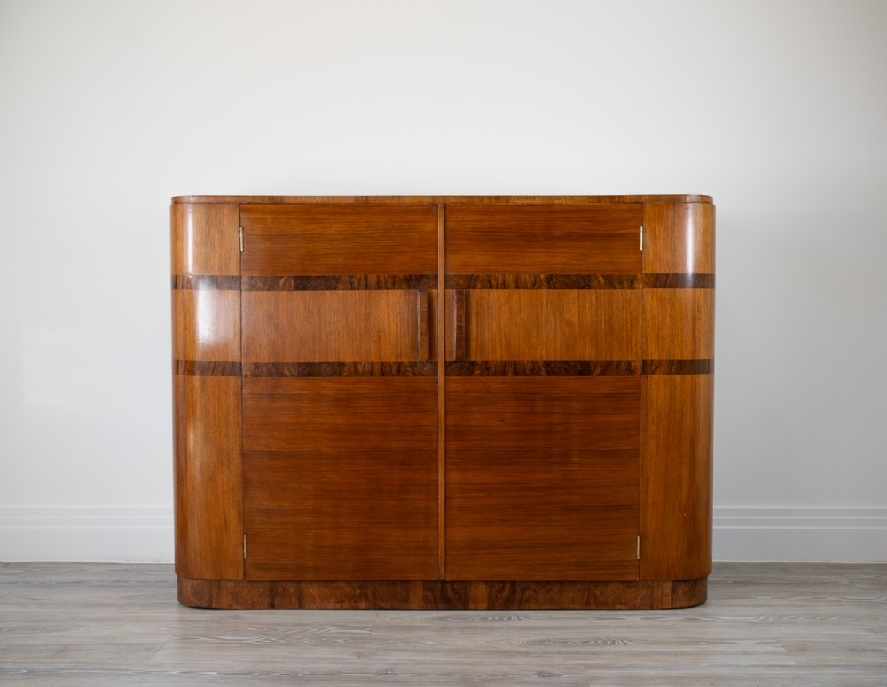 Art Deco Walnut Sideboard 1930's